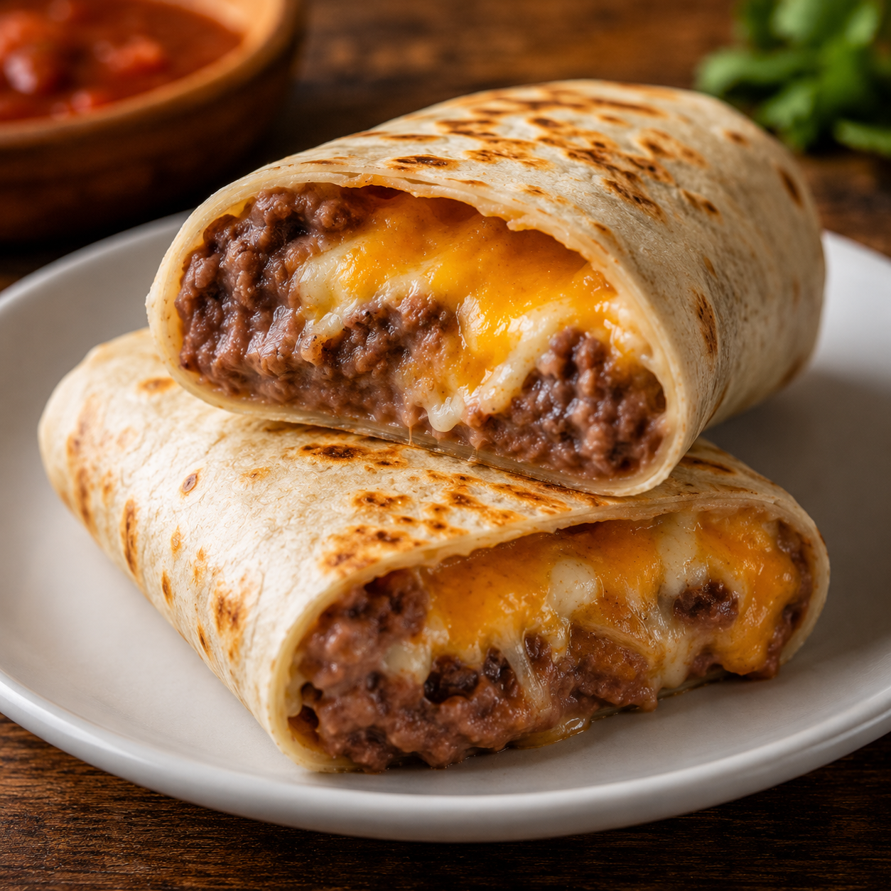 Beans and Cheese Burrito