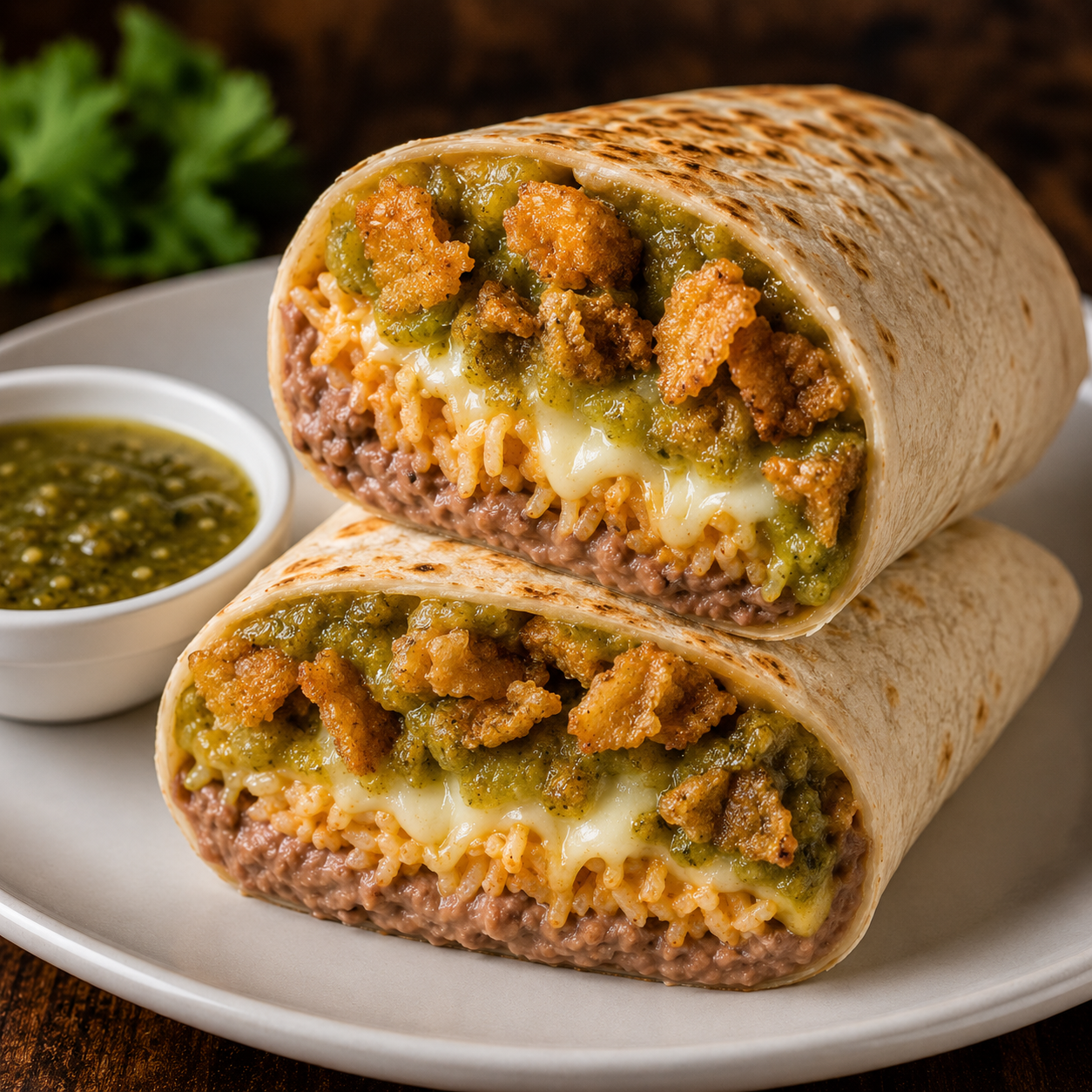 Chicharron Burrito