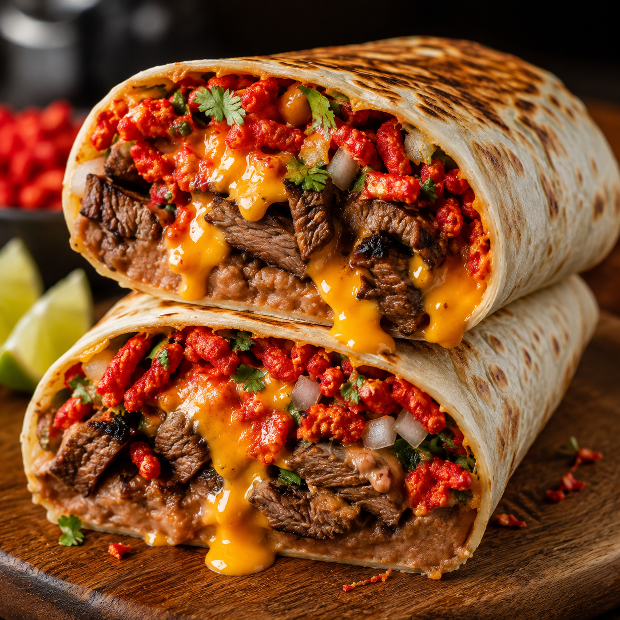 Flamin' Asada Burrito