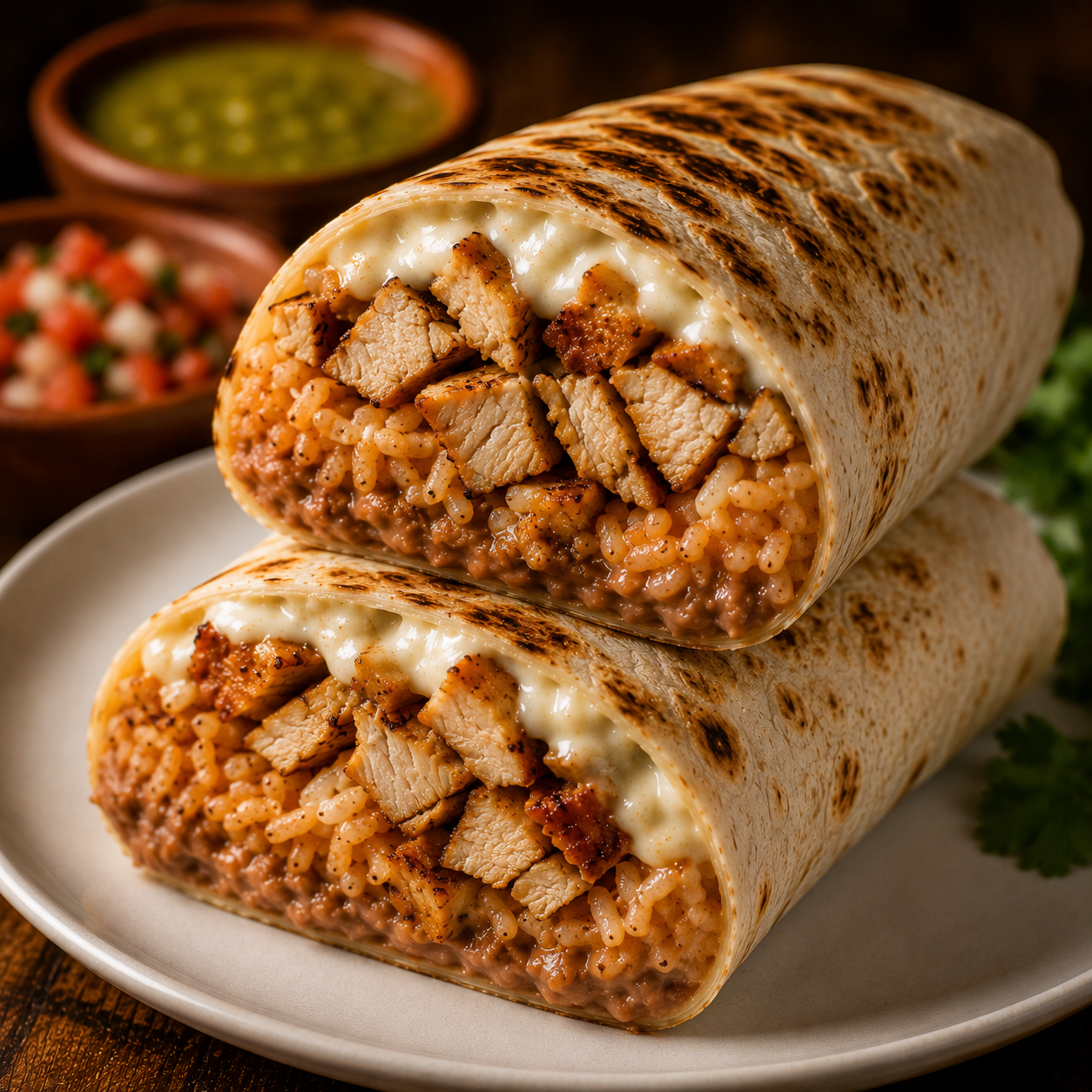 Grilled Chicken Burrito